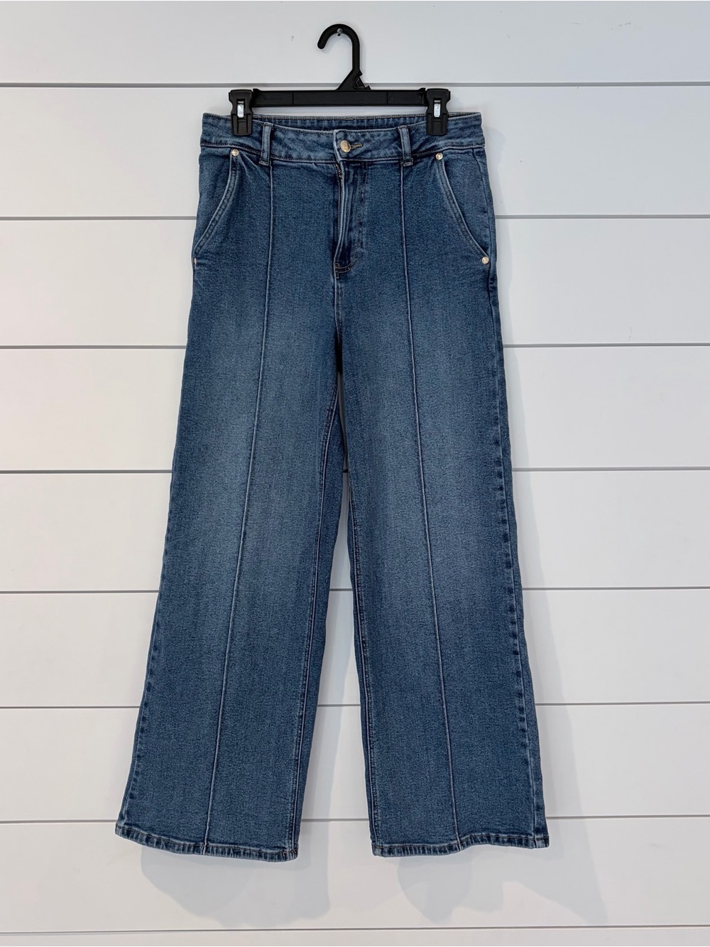Michael Kors Wide Leg Jeans 8 High Rise Y2K Coastal Cowgirl Core Old Money